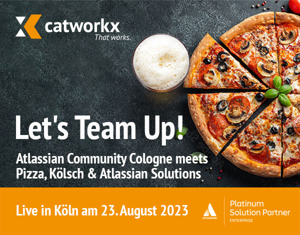 Atlassian Community Cologne meets Pizza, Kölsch and Atlassian Solutions - Atlassian Platinum Solution Partner Enterprise