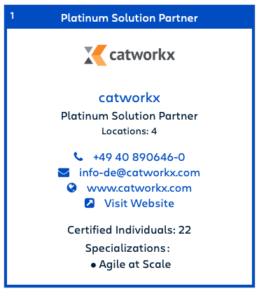 Atlassian Platinum Solution Partner - catworkx