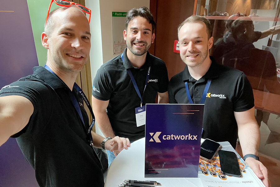 catworkx Stand auf der Atlassian Team Tour - High Velocity ITSM