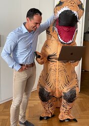 Standup Meeting mit Dino - Fachsimpeln mal anders
