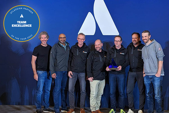Award „Atlassian Partner of the Year 2022: Team Excellence